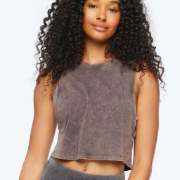 Forever 21 Brown Cotton Sports T-Shirt-image-85