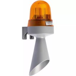 Werma Sounder Beacon 424 Series Yellow Horn 24 V AC/DC IP65 Wall Mount 98dB at 1 Metre, 424.320.75-image-34