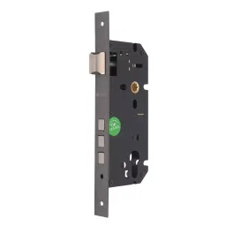 Decorio Mortise Lock Body 254 mm (10 inch) Cylinder for Rose DoubleTurn Extra Heavy 60 x 85 mm Black Satin, 35151013.08-11