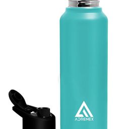 ADRENEX Blue & Black Shaker Water Bottle-97