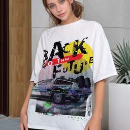 Stylecast X Hersheinbox Printed Drop-Shoulder Sleeves Pure Cotton Oversized T-shirt-image-37