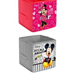 Kuber Industries Set Of 2 Disney Printed Foldable Extra Large Storage Cube Organisers image 4