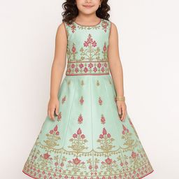 BAESD Girls Embellished A-Line Maxi Dress-image-83