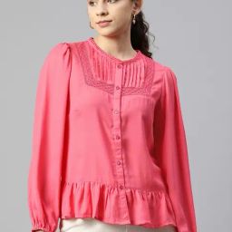 Melon by PlusS Pink Regular Fit Top-image-24