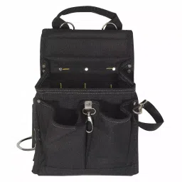 Westward Black Tool Pouch Polyester 8-1/2 inch Overall Width, 13T125-8