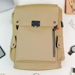 VOYAGER PARIS Unisex Backpack with USB Charging Port-42