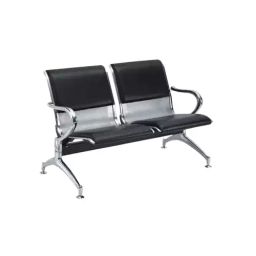 Dicor Seating DMB3 2 Seater SS 16 Gauage Chrome Finish Waiting Chair with Cushion, Silver & Black-image-58