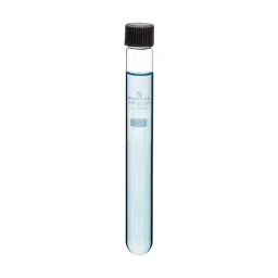 Supertek 15 ml Round Bottom Clear Culture Tube With PP Screw Cap and PTFE Liner, 17.123.1612 (Pack of 100)-18