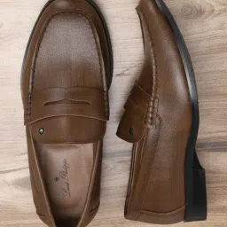 Louis Philippe Men's Brown Formal Loafers-image-52