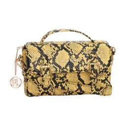 PELLE LUXUR Yellow Textured Small Purse Handbag-picture-22