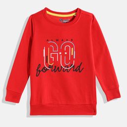 Eteenz Boys Typography Printed Sweatshirt-image-15