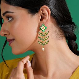 TEEJH Contemporary Drop Earrings-84