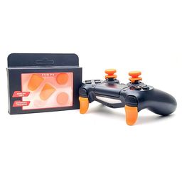 TMG Contoller Analog Call of Duty OPS 3 FPS Extenders PS4 Thumbstick L2 R2 Trigger Extended Button Thumb Stick Cap for PS4 Controller - Orange-14