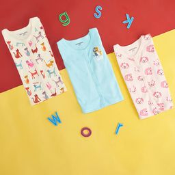 Pantaloons Baby Pack Of 3 Full Sleeves Animals Printed Tees - Multi Colour-image-22