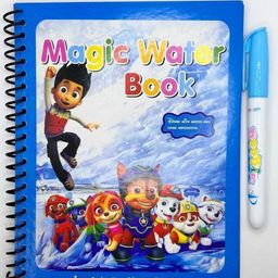 SCHOOLISH Magic Water Book Colouring Book, Reusable Water Magic Colouring Book Animal Cartoon Magical Water Coloring Book Paw Patrol - PACK OF 1 - COLOR MAY VARY-24