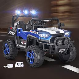 Babyhug RANGER 4X4 Battery Operated Ride On Jeep with Music & LED Lights - Blue-11