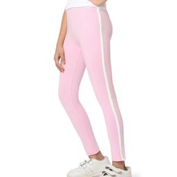 Plan B Side Taped Leggings - Baby Pink-image-38