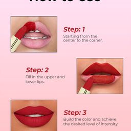 Colors Queen Lippie Creamy Long Lasting Matte Lipstick With Jojoba Oil - 5g - Gossip 03 image 3