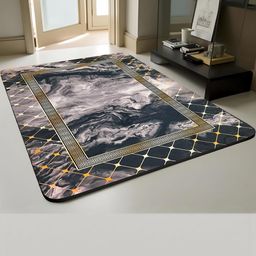 IVAZA Black 1300 GSM Silicone Bath Rugs-image-98
