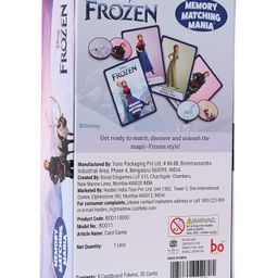 Disney Frozen Memory Matching Mania Playing Card Game - Multicolour image 2