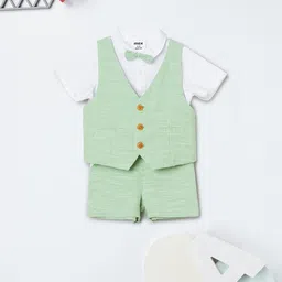 Max Boys Shirt & Shorts With Waistcoat Clothing Set-picture-36