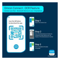 Omron HEM 7156 Digital BP Monitor with 360 Accuracy Intelli Wrap Cuff for All Arm Sizes-White image 4
