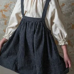 LULU & SKY Checked Pinafore Dress-picture-36