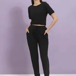 Rigo Black Top With Joggers-image-5