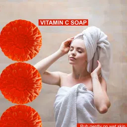 GROOVY Set Of 3 Vitamin C Antibacterial Soaps - 100 g Each image 2