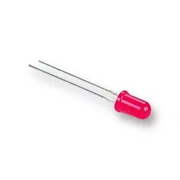 BROADCOM LED, 5MM, RED, 2.3MCD, 626NM, HLMP-4700 (Pack of 5 Pcs)-2