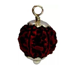 GenZcomplex Unisex Five Mukhi Contemporary Rudraksha Pendant-39