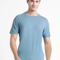 Wildcraft Blue  Regular Fit Sports T-Shirt-image-24