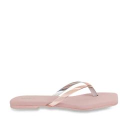 Mochi Women's Rose Gold Thong Sandals-picture-16
