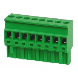 RS PRO 8 Way Pluggable Terminal Block 5 mm Pitch Screw Termination, 8744795-8