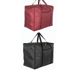 Kuber Industries Set Of 2 Dot Printed Large Size Foldable Organisers-58