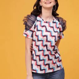 SELVIA Multicolor Striped Top-picture-9