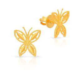 Malabar Gold & Diamonds 22k Yellow Gold Stud Earrings For Women-image-71