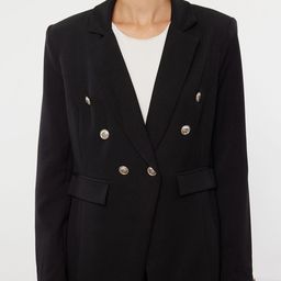 Trendyol Double-Breasted Casual Blazer-image-28