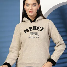 Juelle Women Graphic Printed Hooded Sweatshirt-image-9