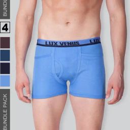 LUX Venus Assorted Cotton Pocket Trunks - Pack of 4-picture-30