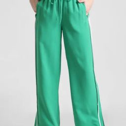 Only Green Relaxed Fit High Rise Pants-image-95
