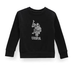 U.S. Polo Assn. Kids Black Printed Full Sleeves Sweatshirt-picture-30