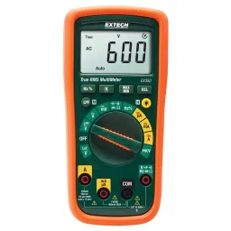 EXTECH INSTRUMENTS Dmm, Handheld, True Rms, 4Digi, Auto/Man, EX350-11