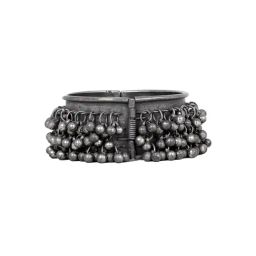 Teejh Silver-Plated Indrani Stacked Bracelets & Haathphool - Set of 3-36