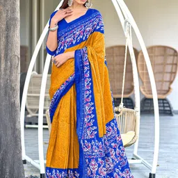 DIVASTRI Batik Block Print Saree-45