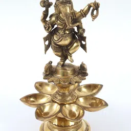 Exotic India Textured Pooja Diya-42