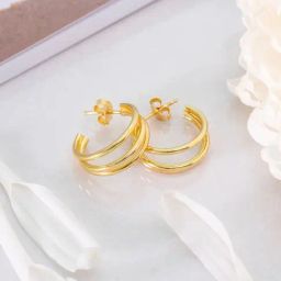 Zavya 92.5 Sterling Silver Push Back Earrings for Women-image-5