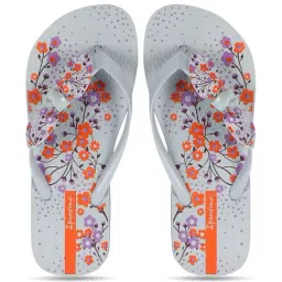 Ipanema Women's Lolita Pop Fem Grey & Orange Flip Flops-image-9