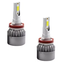 AllExtreme C6 H8 LED Headlight Conversion Kit 36W Car Headlight Bulbs 3800LM 6000K Super Bright White Beam Replaces Halogen,HID Waterproof LED Headlamp Bulbs (Set of 2)-3