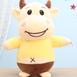 Aarohi Toys Musical Laugh N Spin Cow Multicolor - Height 24.5 cm-26